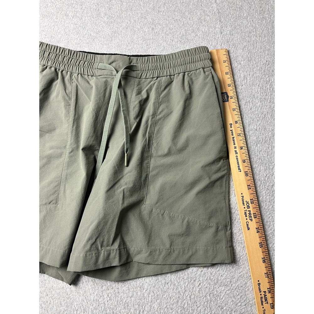 Lululemon Lab Shorts Mens Medium Green Drawstring Athletic Ripstop LM7ARRS - Picture 6 of 7
